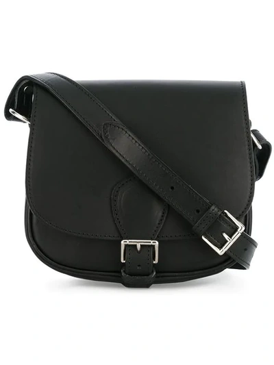 Shop Alexandre Mareuil Hobo Crossbody Bag - Black