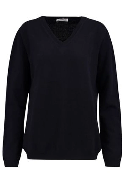 Shop Jil Sander Woman Cashmere Sweater Midnight Blue