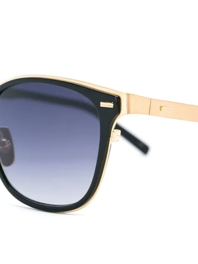 Shop Sama Eyewear Chancellor Sunglasses In Black