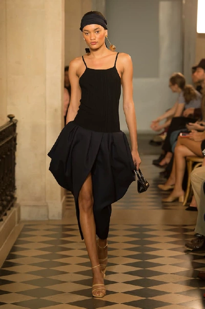 Shop Jacquemus La Robe Ilha Dress In Black