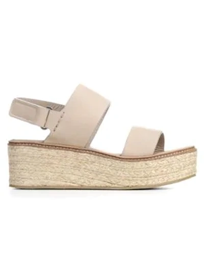 Shop Vince Janet Espadrille Wedge In Straw