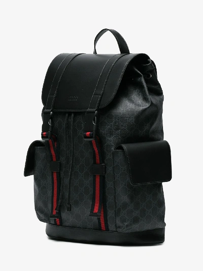 Shop Gucci Soft Gg Supreme Backpack In Black