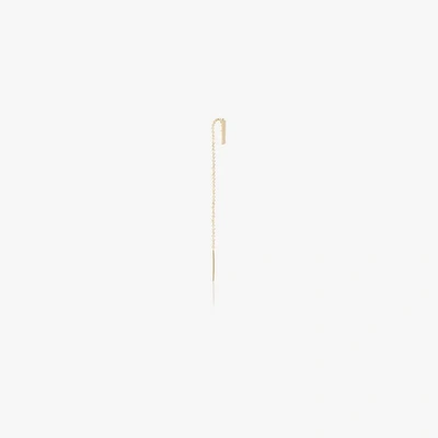Shop Lizzie Mandler Fine Jewelry 18k Gold Thread Drop Earrings In Metallic
