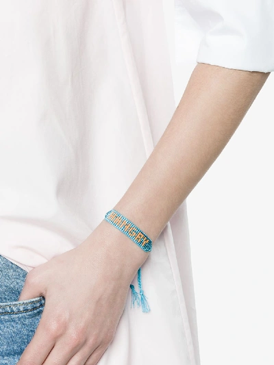 Shop Venessa Arizaga Hangry Bracelet In Blue