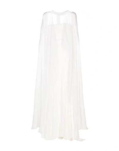 Shop Alberta Ferretti Long Dresses In White