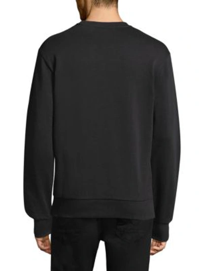 Shop Etudes Studio Embroidered Star Sweatshirt In Black