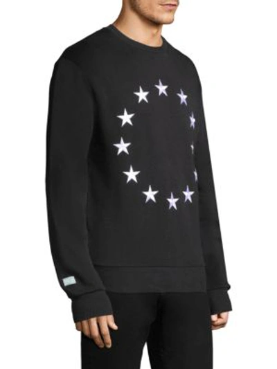 Shop Etudes Studio Embroidered Star Sweatshirt In Black