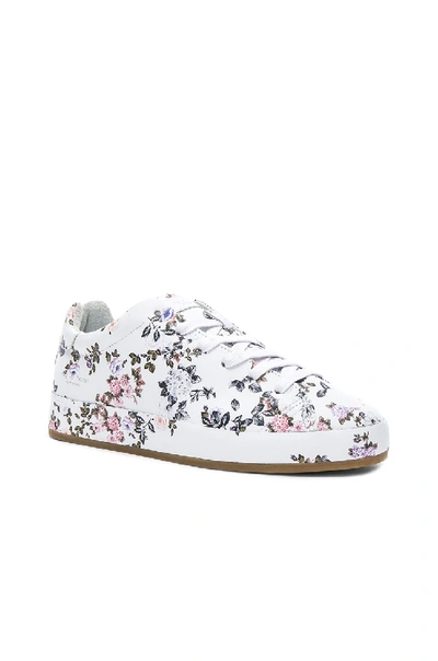 Shop Rag & Bone Leather Rb1 Low Sneakers In White