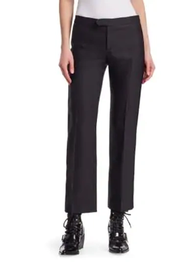 Shop Chloé Tuxedo Straight Leg Trousers In Black