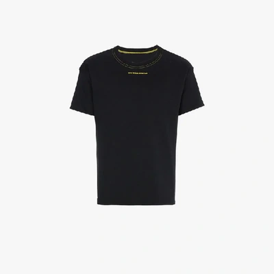 Shop Alyx Reversible T Shirt With Sunset Print In Black