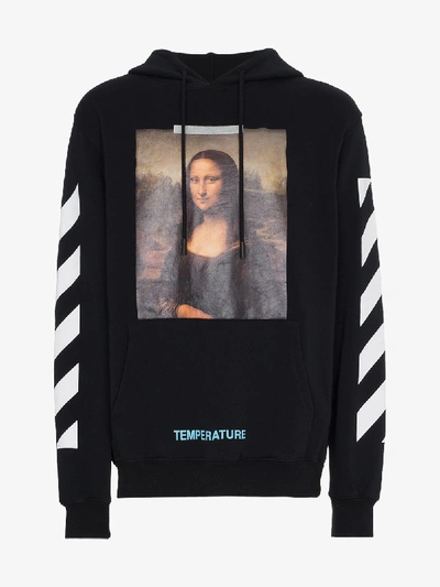 Shop Off-white Mona Lisa Print Hoodie In Black