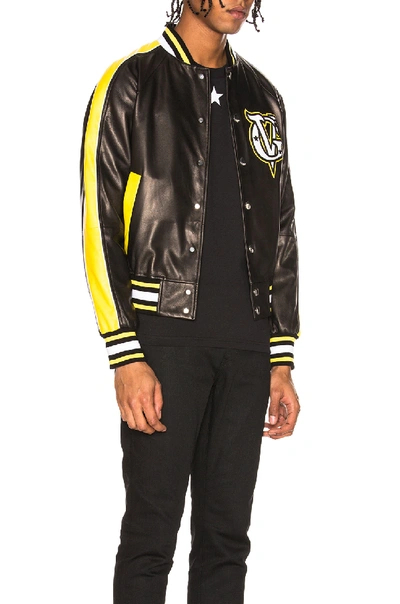 Shop Givenchy Varsity Jacket In Black