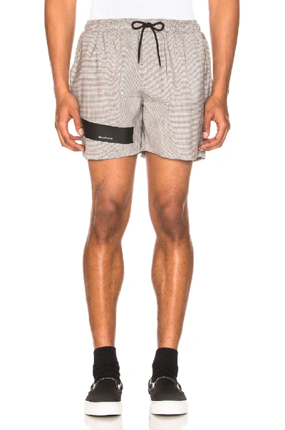 Shop Raf Simons Taped Short Shorts In Fuchia