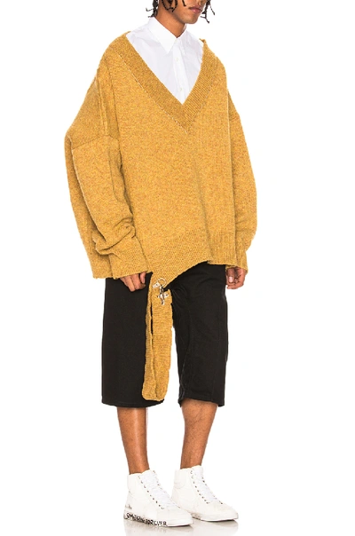 Raf simons fireman buckle sweater sale