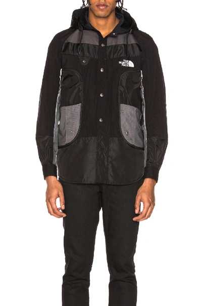 Shop Junya Watanabe X The North Face Nylon Cordura Backpack Jacket In Black