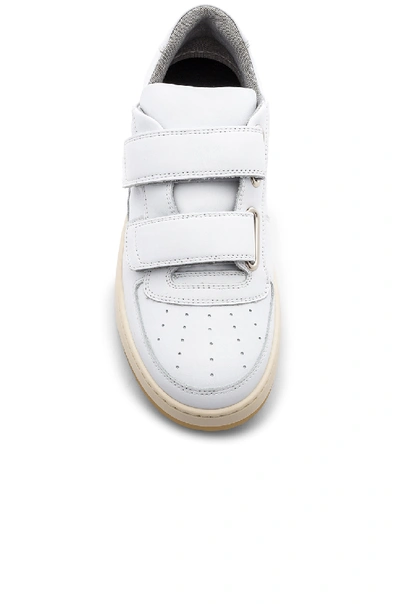 Shop Acne Studios Leather Pete Sneakers In White