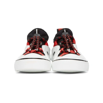 Shop Givenchy Black & White George V Hike Low Sneakers