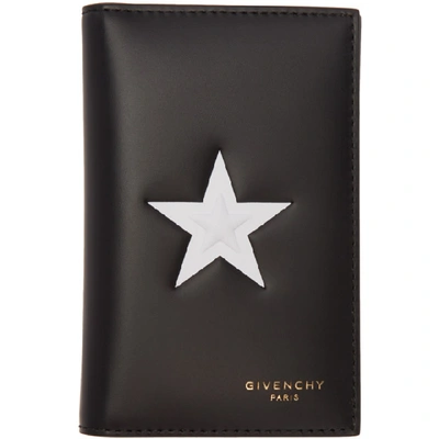 Shop Givenchy Black Star 6cc Card Holder In 001 Black