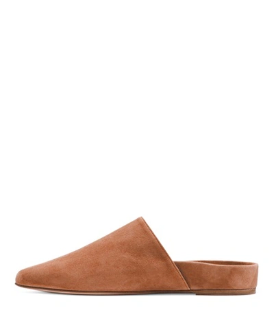 Shop Stuart Weitzman The Studio Mule In Ballet Suede