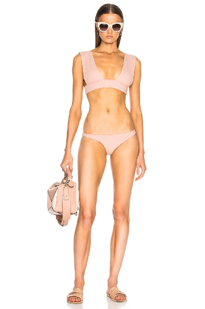 Shop Cali Dreaming Grus Bikini Top In Nude