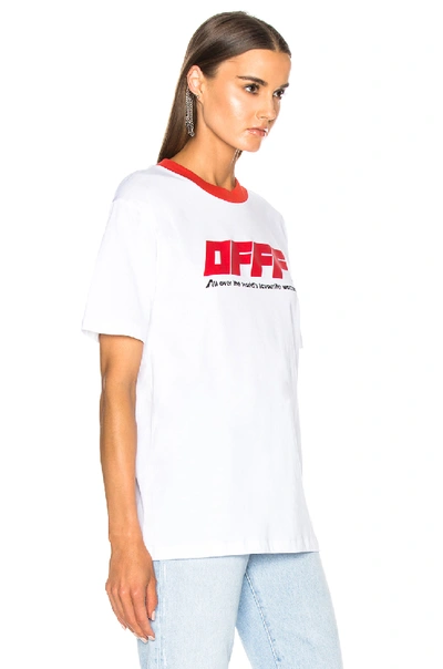 Shop Off-white Oversize Tee In White