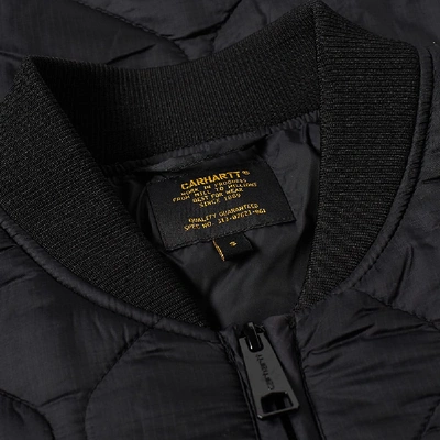Carhartt newton bomber liner cheap black