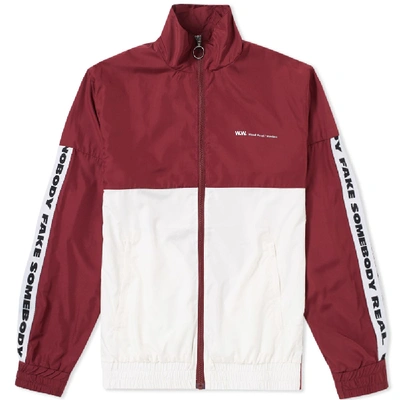 Shop Wood Wood Homer Taped Track Jacket In Red