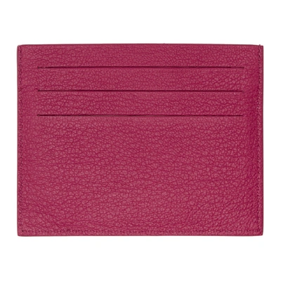 Shop Givenchy Pink Bicolor Pandora Card Holder