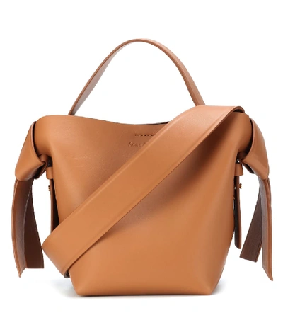 Shop Acne Studios Musubi Mini Leather Shoulder Bag In Female