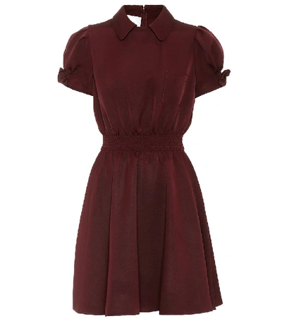 Shop Valentino Silk-blend Dress