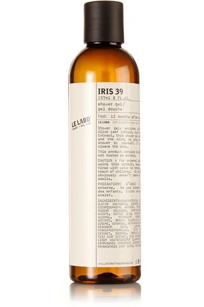 Shop Le Labo Iris 39 Shower Gel, 237ml In Colorless