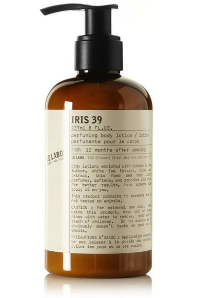 Shop Le Labo Iris 39 Body Lotion, 237ml In Colorless
