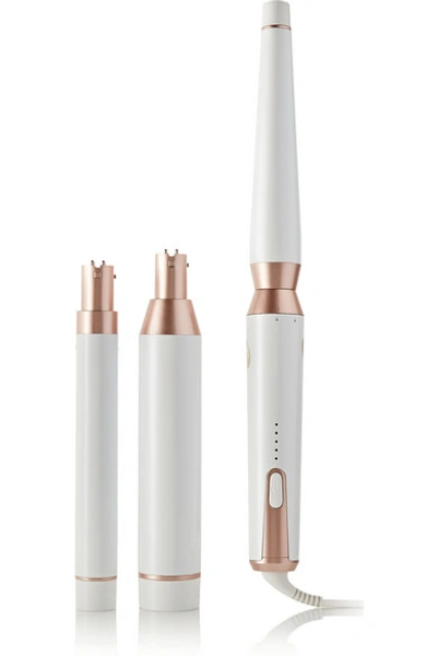 Shop T3 Whirl Trio Interchangeable Styling Wand Tapered Set - Us 2-pin Plug In White