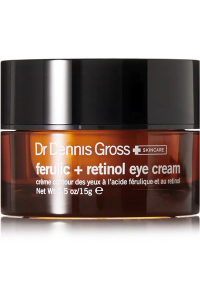 Shop Dr Dennis Gross Skincare Ferulic + Retinol Eye Cream, 15ml - One Size In Colorless