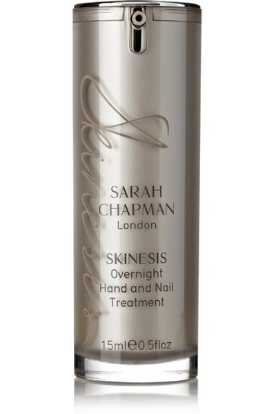 Shop Sarah Chapman Skinesis Overnight Hand And Nail Treatment, 15ml - One Size In Colorless