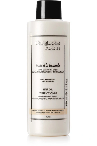 Shop Christophe Robin Moisturizing Hair Oil With Lavender, 150ml - One Size In Colorless