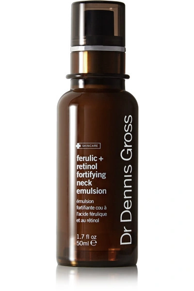 Shop Dr Dennis Gross Skincare Ferulic Retinol Fortifying Neck Emulsion, 50ml - Colorless