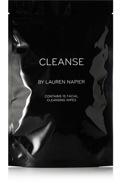 Shop Cleanse By Lauren Napier Facial Cleansing Wipes X 15 In Colorless