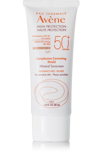 Shop Avene High Protection Complexion Correcting Shield Spf50 - Light, 40ml In Colorless