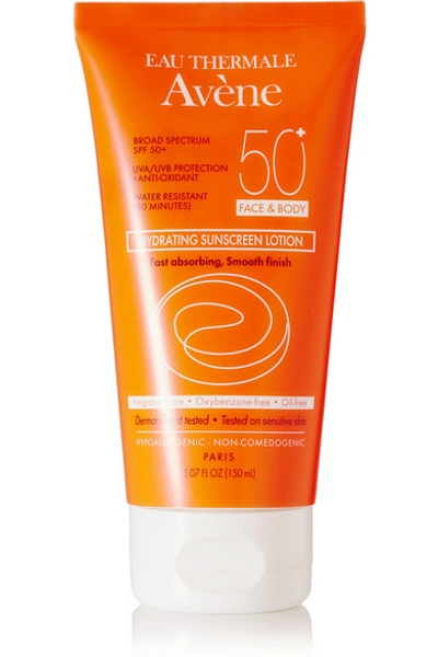 Shop Avene Spf50 Hydrating Sunscreen Lotion, 150ml - Colorless