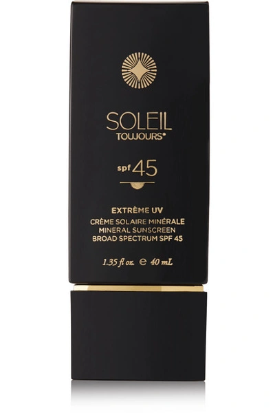 Shop Soleil Toujours Spf45 Extrème Uv Mineral Sunscreen For Face, 40m In Colorless
