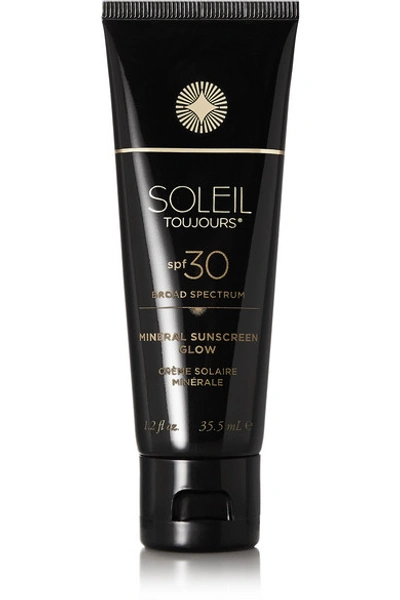 Shop Soleil Toujours + Net Sustain Spf30 Mineral Sunscreen Glow, 94.5ml - Clear