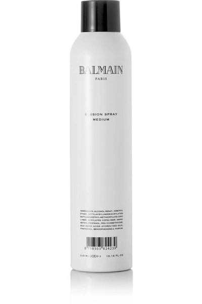 Shop Balmain Paris Hair Couture Session Spray Medium, 300ml - One Size In Colorless