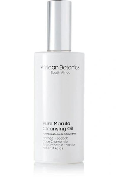 Shop African Botanics + Net Sustain Pure Marula Cleansing Oil, 100ml - One Size In Colorless