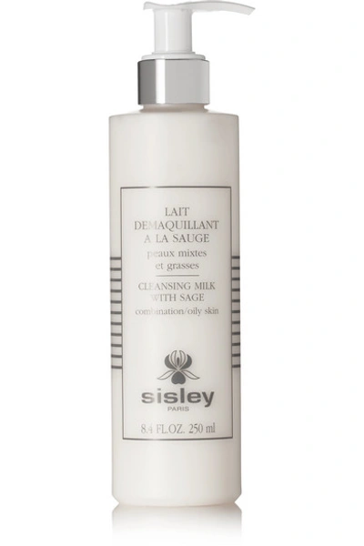 Shop Sisley Paris Cleansing Milk With Sage, 250ml - One Size In Colorless