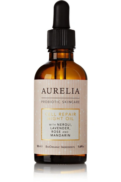 Shop Aurelia Probiotic Skincare + Net Sustain Cell Repair Night Oil, 50ml In Colorless