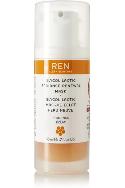 Shop Ren Skincare Glycol Lactic Radiance Renewal Mask, 50ml In Colorless