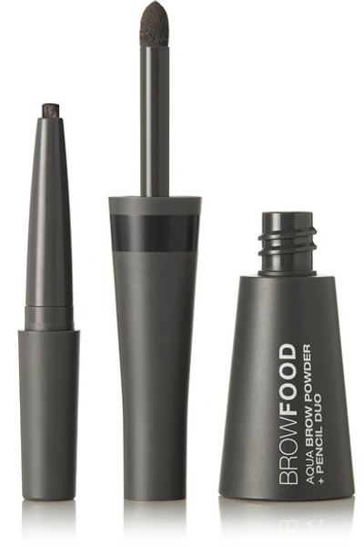 Shop Lashfood Browfood Aqua Brow Powder + Pencil Duo - Charcoal