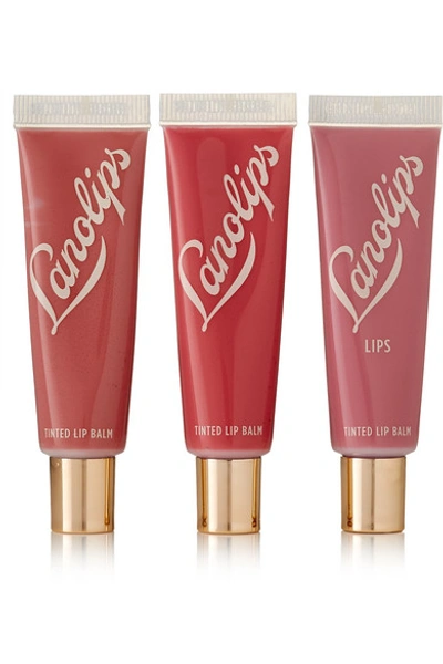 Shop Lano - Lips Hands All Over The 1 Essential Lip Tints Trio, 3 X 12.5g In Pink