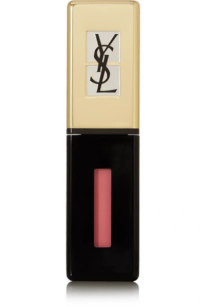 Shop Saint Laurent Rouge Pur Couture Lip Lacquer Glossy Stain - Juicy Peach 207